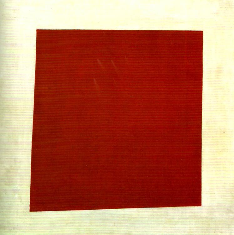 Kazimir Malevich red square oil painting image